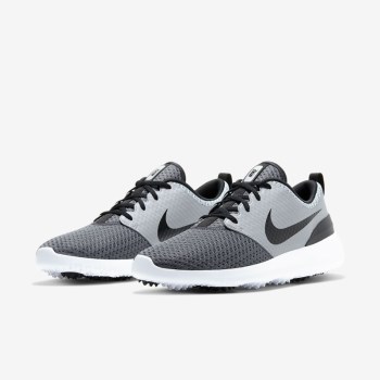 Nike Roshe G - Férfi Golf Cipő - Sötét Szürke/Szürke/Fekete